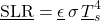 \begin{equation*}  \xloc\SLR =  \xloc\emis \,\sigma \, \tsurfl^4 \end{equation*}