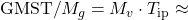 Rendered by QuickLaTeX.com \GMST/M_g = M_v\cdot T_{\mathrm{ip}} \approx