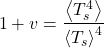 \begin{equation*} 1+\tveb = \frac{\ex{\tsurf^4}}{\ex{\tsurf}^4} \end{equation*}